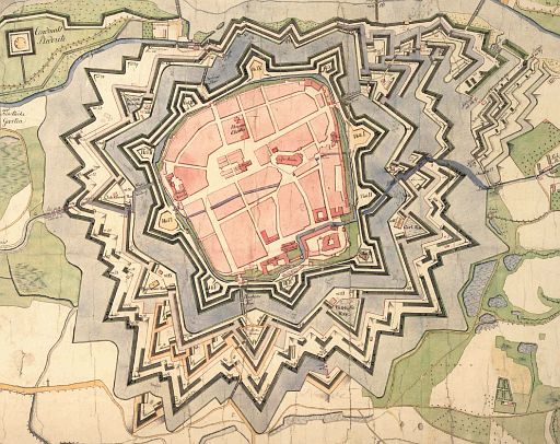 Plan der Festung Neisse von 1789.