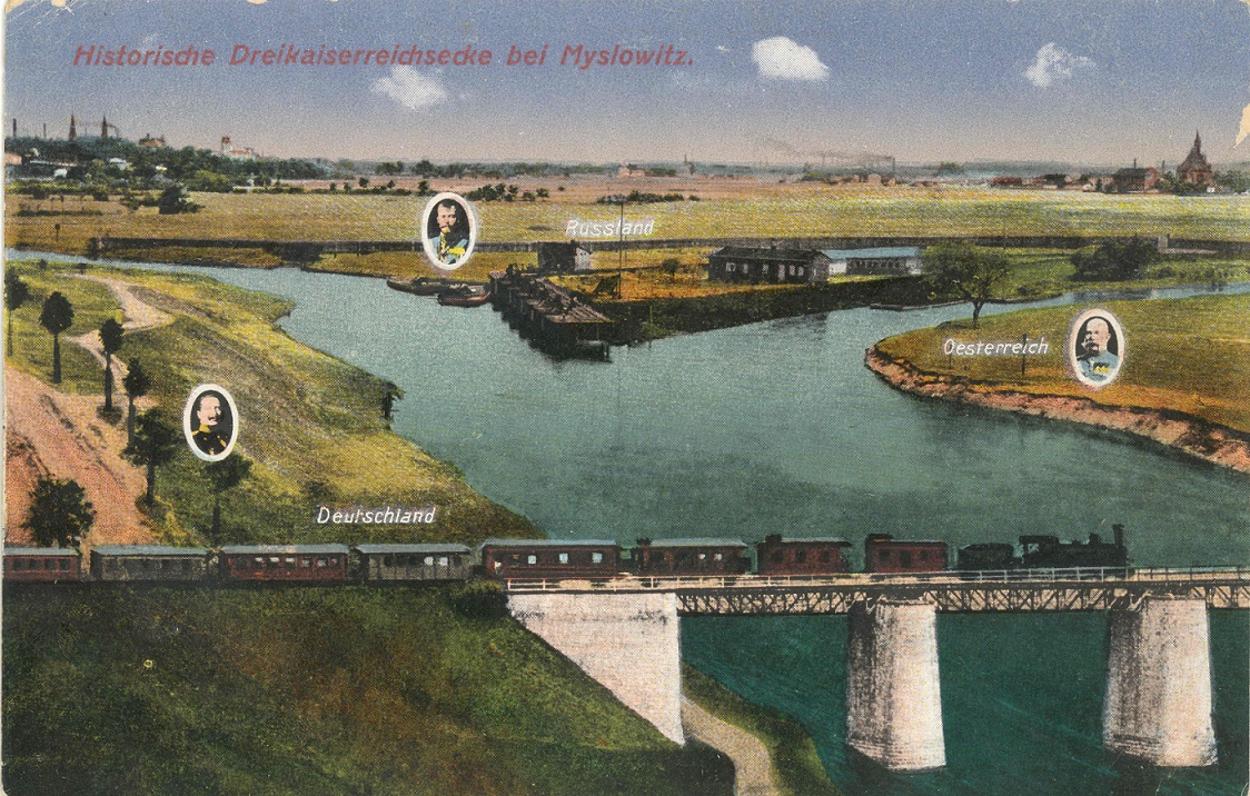 30 Dreikaiserreichs-Eck Grenzbrücke 1914 klein
