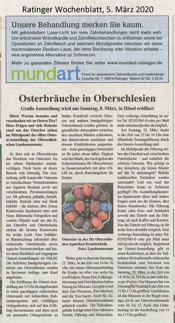 Ostereier 2020 RatingerWochenblatt 5mrz20