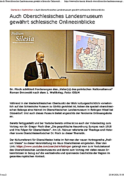 Kulturreferent Vortrag Ploch alles lausitz.de 21apr20 Page 1