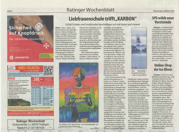 Karbon LFS Ratinger Wochenblatt  8okt20