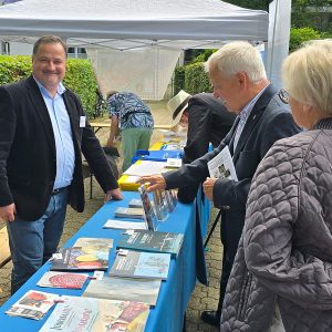 Foto: Infostand des Oberschlesischen Landesmuseums © Foto: Damian Spielvogel